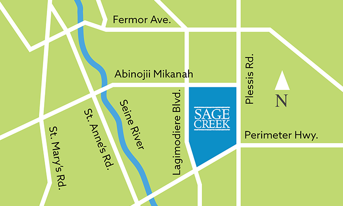 Sage Creek Location Map