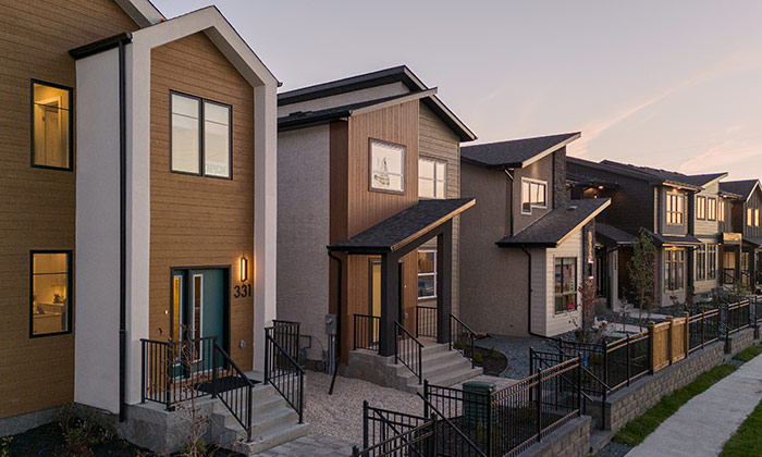 Laned homes