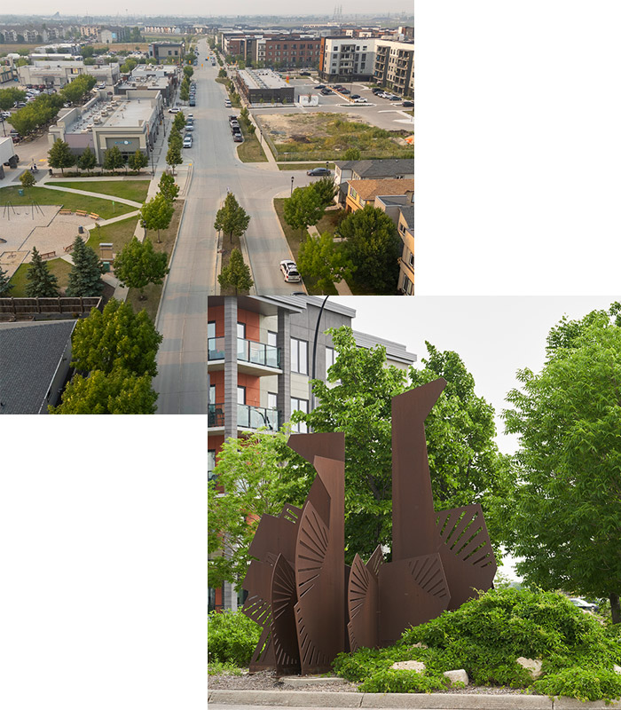 Village Centre Aerial Views