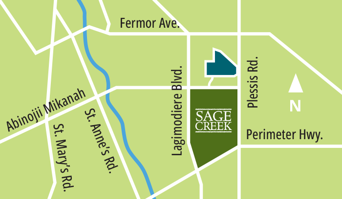 Sage Creek Location Map